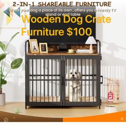 🔥ON SALE🔥Wooden Dog Crate Furniture