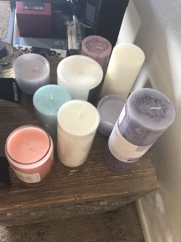Assorted candles