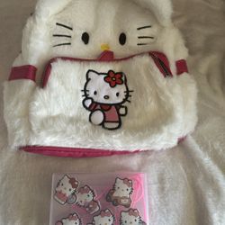 New Hello Kitty, Backpack And Straw Toppers