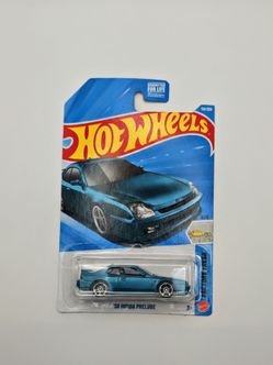 Hot Wheels Factory Fresh ’98 Honda Prelude 1:64 Blue Diecast Car 2024