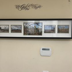 Beautiful Framed and matted Winery Field Pictures