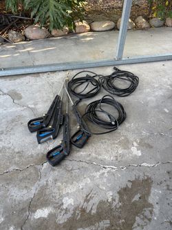 Pressure Washer hose and gun for electric