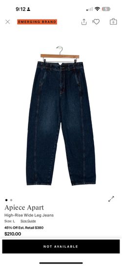 A Piece Apart jeans size L New