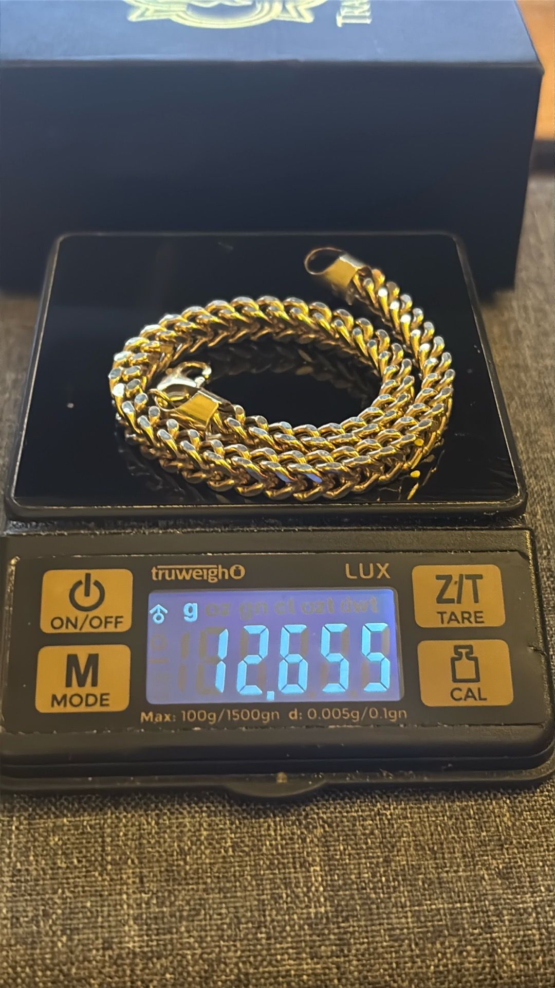 10 kt gold 6mm Franco bracelet 12.65 grams new