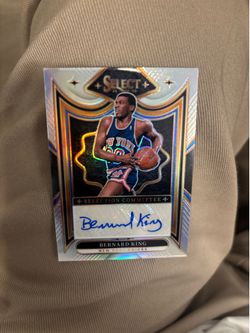 Bernard king new york knicks autograph SC-KIN