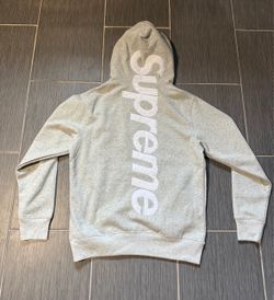 grey supreme hoodie