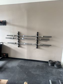 Barbell And Steel Plates