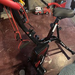 PooBoo 3 In 1 Collapsing Exercise Bike