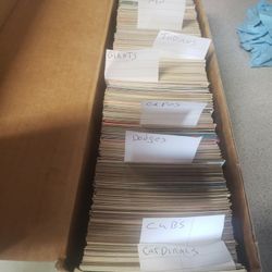 Baseball Cards 4 Boxes