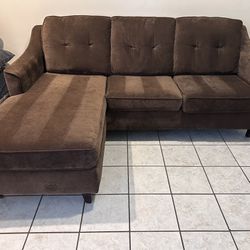Free Delivery. Brown Sectional Sofa