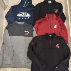 Men’s WSU And Seahawk Clothes Size Large