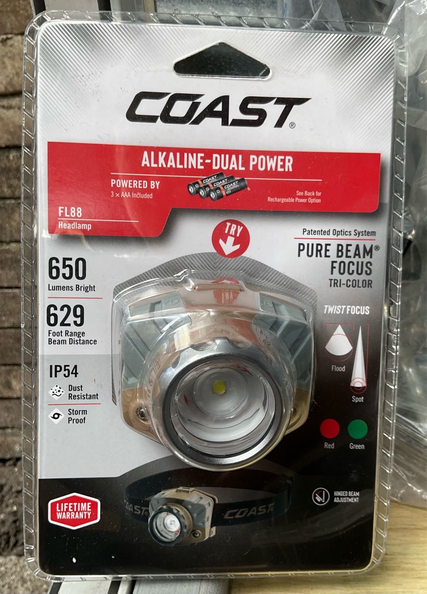 Coast FL88 headlamp brand new