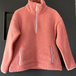 J. Crew Polartec® sherpa fleece half-zip pullover jacket (Size: 