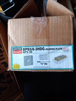 NEW SIMPSON  BEARING  PLATE