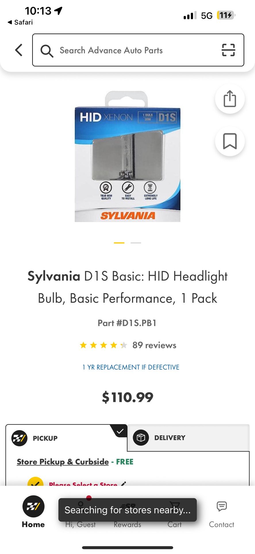 D1S Bulb SET OF 2