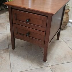 Large Night Stand With 2 Drawers