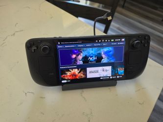 Valve Steam Deck OLED 512GB Black Handheld Console w/dock
