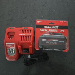 Bettery Milwaukee 8Am Forge+rapid charger