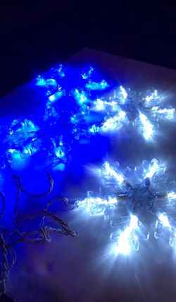 Christmas Lights - LED Snowflake Lights