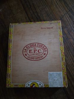 E.p.c Vintage Cigar Box 