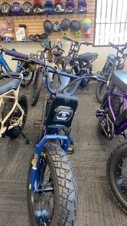 MACFOX X7L eBike 750W/48V (20mph/30-60 miles battery) (seat frame -31.5”) blue