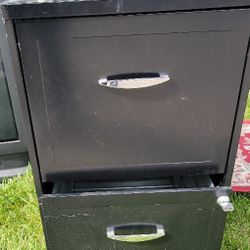 2 drawer Cabinet On Wheels