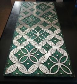 Wall Art - Heavy Wood Glass Art