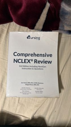 Comprehensive NCLEX Review - https://offerup.com/redirect/?o=TnVyc2luZy5jb20=