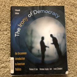 Irony of democracy