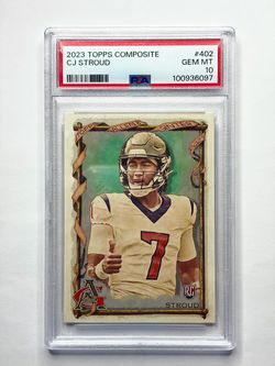 CJ Stroud 2023 Topps Composite #402 RC PSA 10