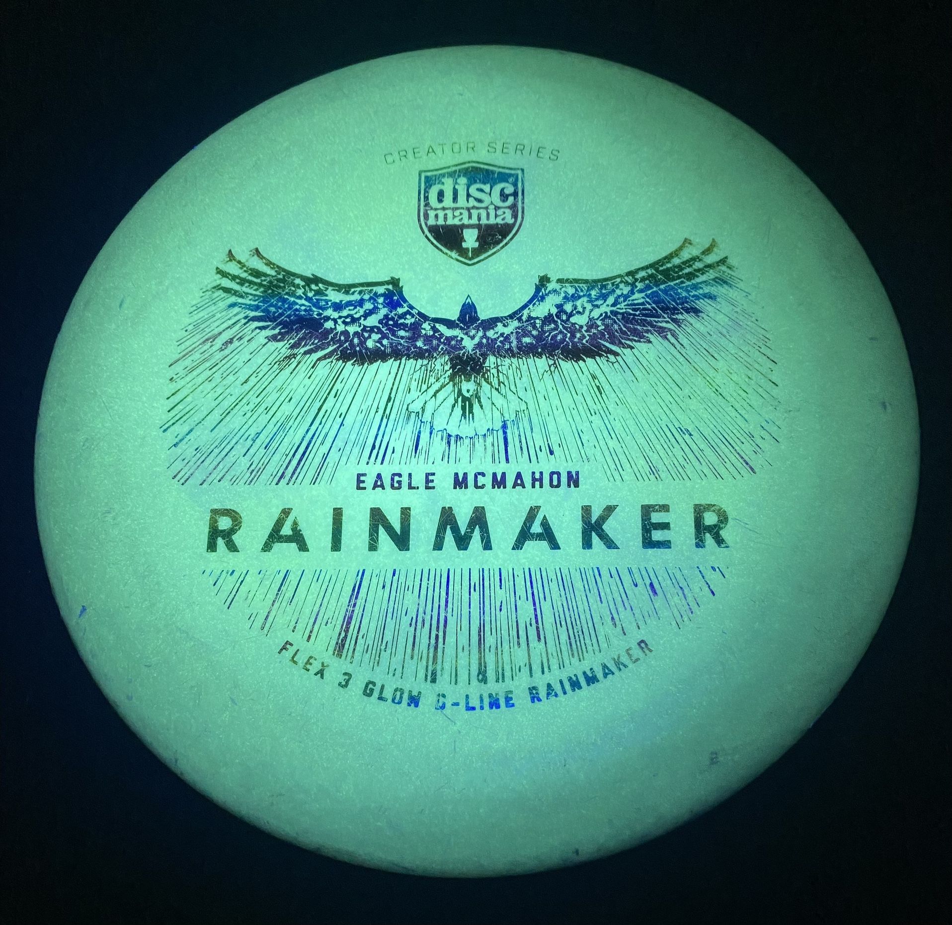 Discmania Eagle McMahon Flex 3 Glow D-Line Rainmaker Creator Series P2 175 grams