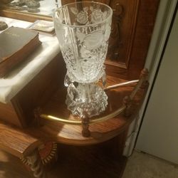 Antique Crystal Lamp