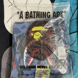 Blue Shark Bape Jacket 