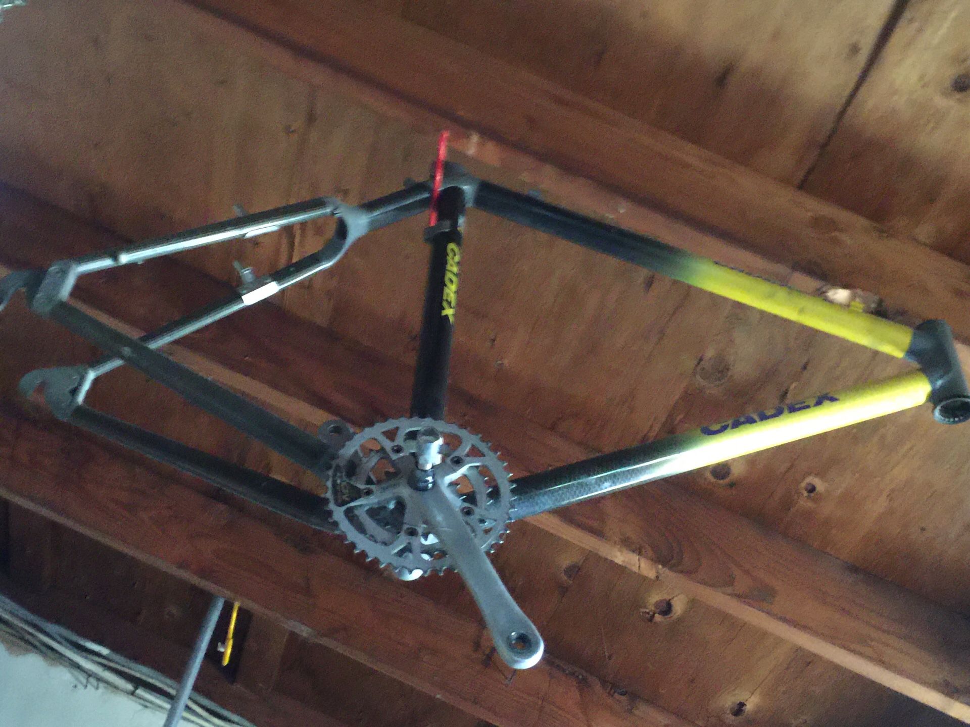 Giant mountain bike cadex carbon fiber frame size 21