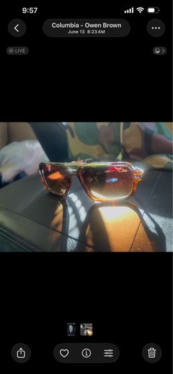 Cazal Sunglasses Brown Gradient Lenses
