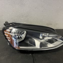 2015-2016-2017 VOLKSWAGEN GOLF MK7 RIGHT HEADLIGHT OEM USED