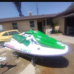 SEADOO GTX 3 SEATER REBUILT 657 DUAL CARB JET SKI NEW PLATINUM TOP END PISTON KIT REBUILT CARBS RUNNING TITLE IN HAND NO TRAILER OR CART 