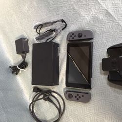 Nintendo Switch with Gray Joy-Con - HAC-001(-01) for Sale in