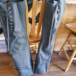 Real Cow Leather Chaps