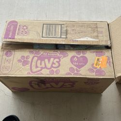 144 Luvs Baby Diapers