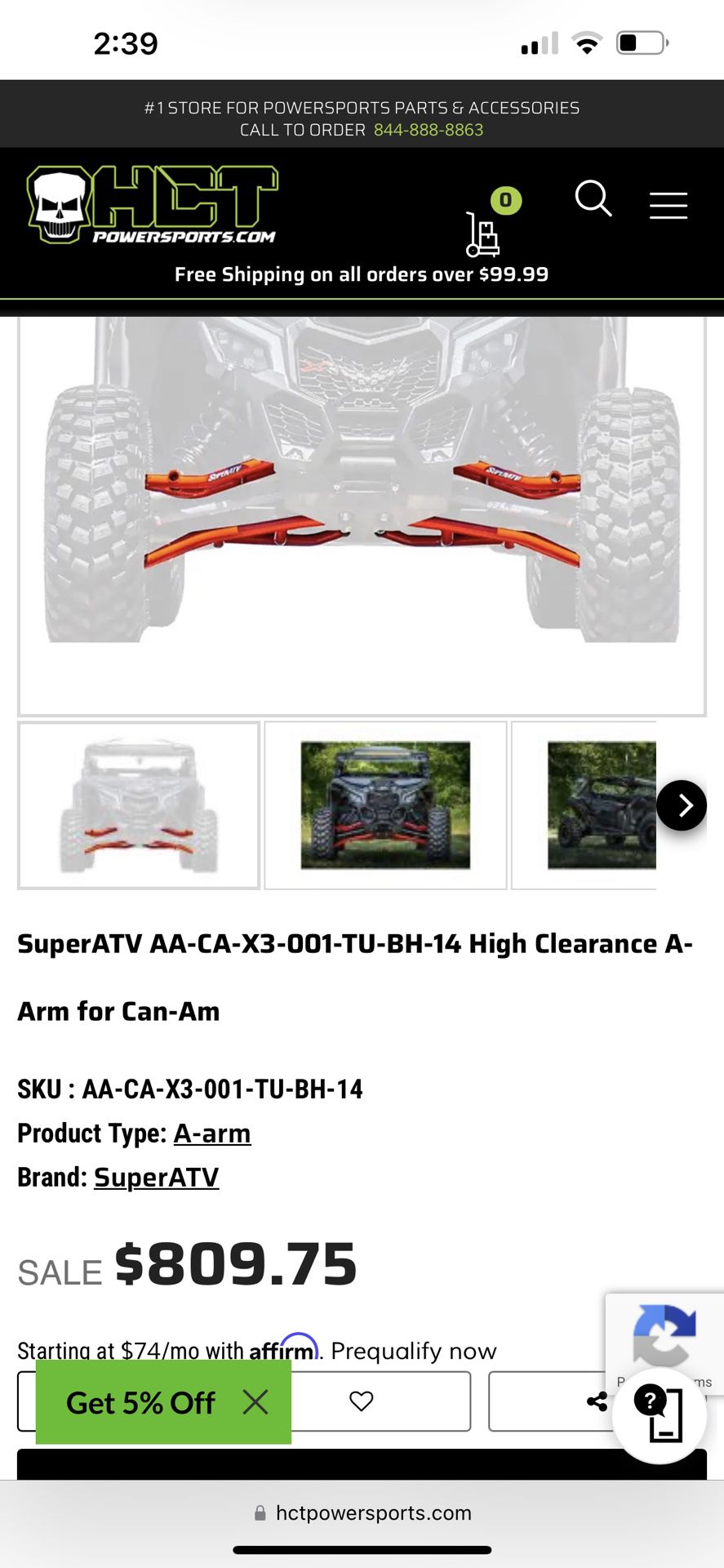 Can Am X3 Aftermarket Parts