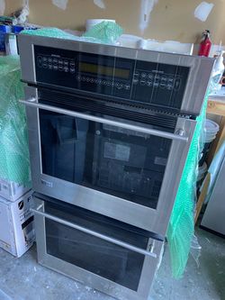 GE Monogram Stainless Steel Double Wall Oven