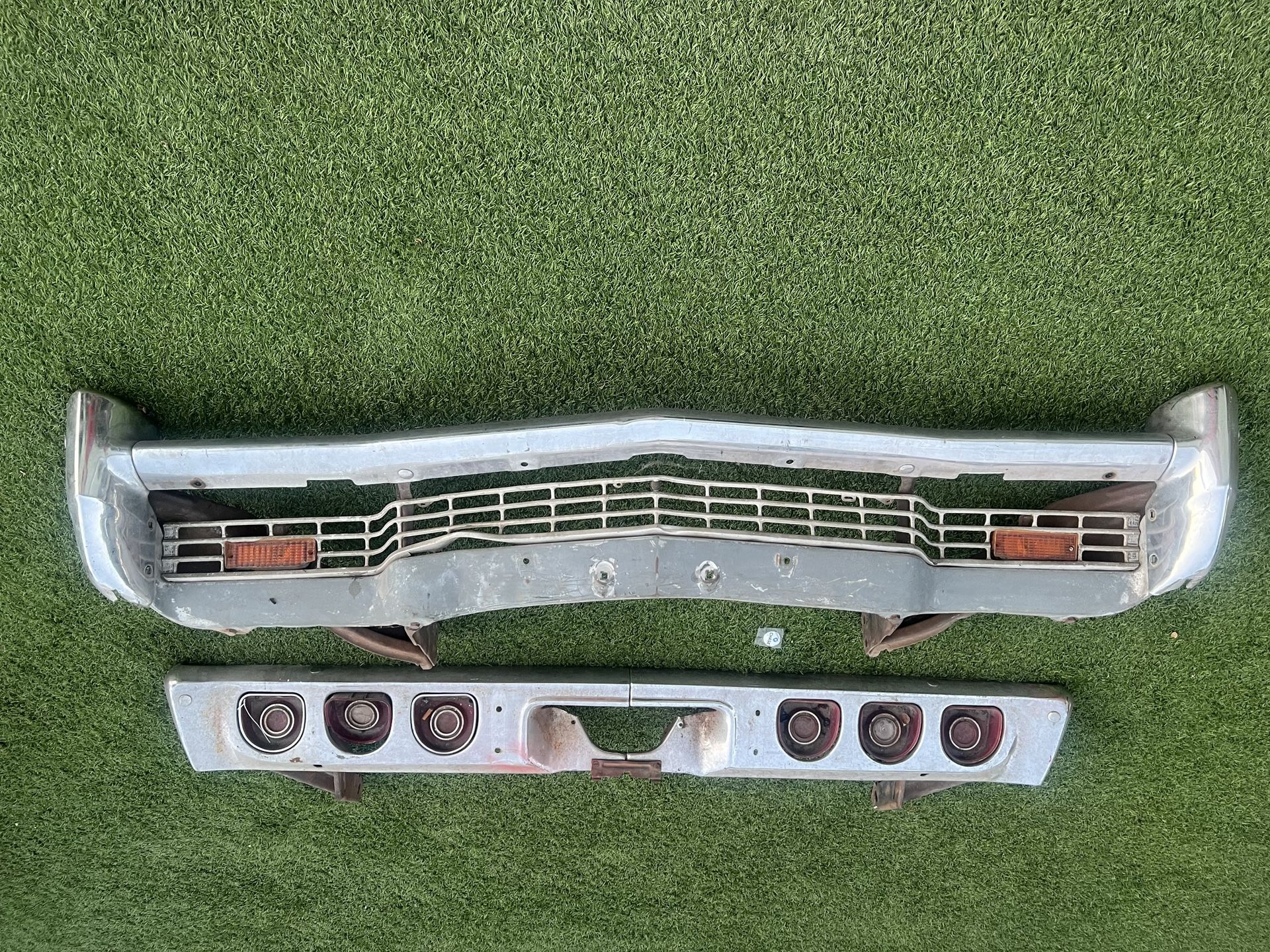 1968 chevy caprice front and rear bumper