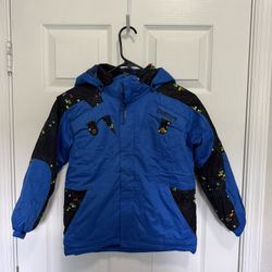 Boys Size 7 Snow Dragon Awesome Ski/Snowboard Jacket Excellent Condition Located In Weston