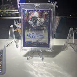 Topps Chrome Ricky willam's auto # to 199