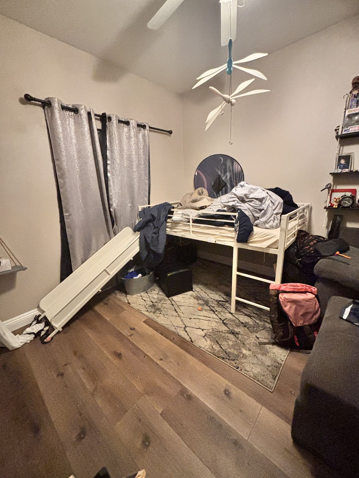 Twin “ Bunk “ Bed With Slide 