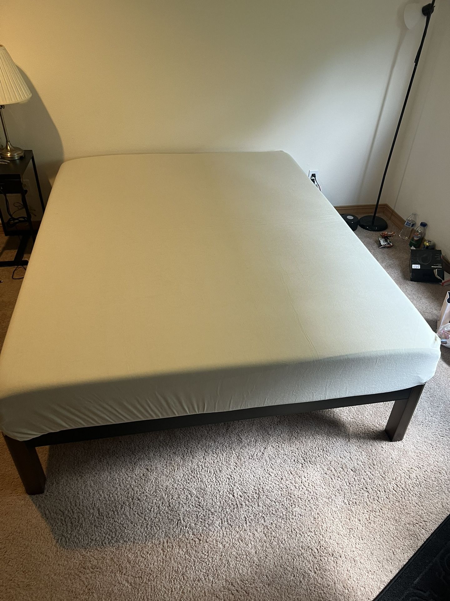 Queen Bed Mattress And frame