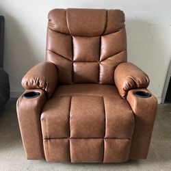Saddle Brown Electric Lifting Recliner Model 7288