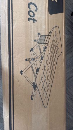 Folding Camping Cot in Box