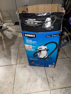Hart 6 Gallon Stainless Steel Wet/Dry Vac